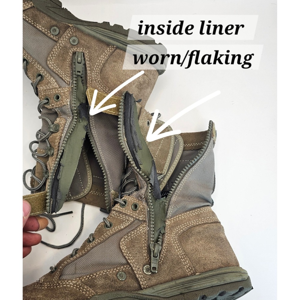 5.11 Tactical Recon Flyweight Side Zip Boots Sage Green 12318 Mens 7 US - Picture 14 of 16